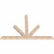 Ekena Millwork Saratoga Smooth Timber Gable Bracket, Douglas Fir, 96"W x 64"H x 3 1/2"D x 5 1/2"F, 16/12 Pitch GBW096X64X0406SAR00SDF - alternate 5